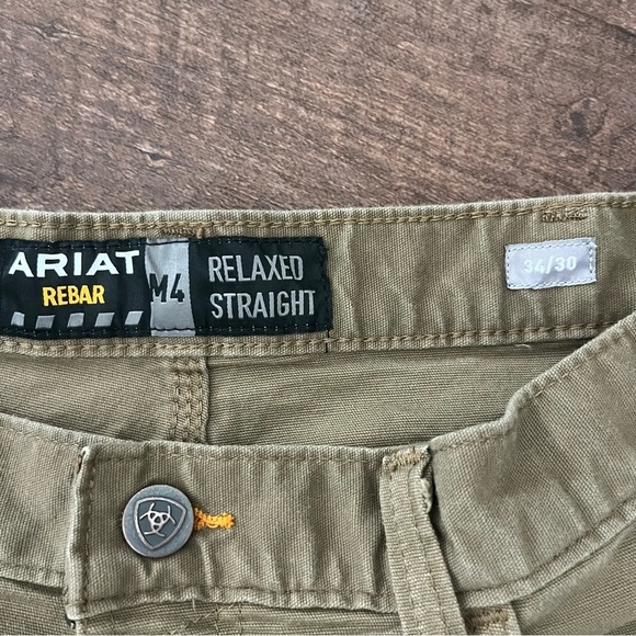 Ariat Men's Khaki Cargo Pants - Picture 3 of 3